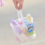 Sunny Days Entertainment Sidewalk Chalk Set for Kids with Storage, Washable, Jumbo Colored - Image 4