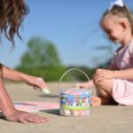 Sunny Days Entertainment Sidewalk Chalk Set for Kids with Storage, Washable, Jumbo Colored - Image 2