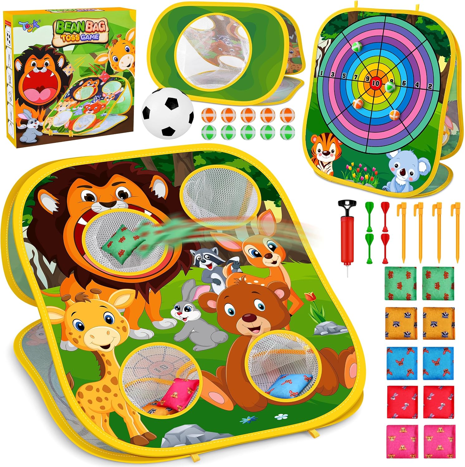 Animal Bean Bag Toss Game Toy Outdoor Toss Game